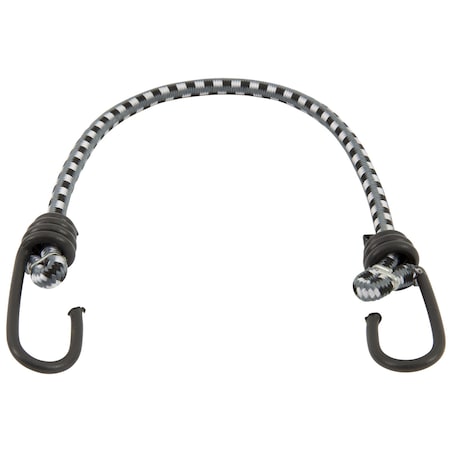 Keeper Keeper Black/White Bungee Cord 18 in. L X 0.315 in. 1 pk 06019Z